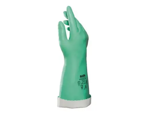 [SBV19A / 1050870] PAIRE DE GANTS DE PROTECTION CHIMIQUE VERT STANSOLV T7